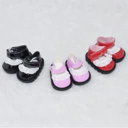 20cm Doll Shoes Doll Lace Leather Shoes Adhesive Shoes Mini Shoes Doll Replacement Dressing DIY Doll Accessories