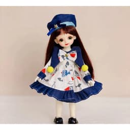 30cm Doll Clothes 1/6 Bjd Doll Clothes Lolita Style Princess Dress Up Clothes Accessories Toy Set Girls Kids Doll Toy Gift