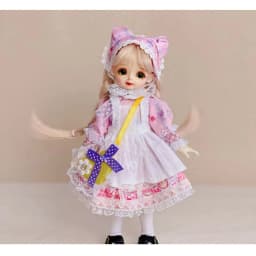 30cm Doll Clothes 1/6 Bjd Doll Clothes Lolita Style Princess Dress Up Clothes Accessories Toy Set Girls Kids Doll Toy Gift