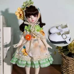 30cm Doll Clothes 1/6 Bjd Doll Clothes Lolita Style Princess Dress Up Clothes Accessories Toy Set Girls Kids Doll Toy Gift