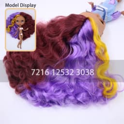 DBS RBL Scalp Wigs With bangs including the endoconch series Accessories for 30cm ICY blyth doll