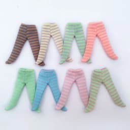 OB11 Doll Socks Cute High Waist Legging Stockings With striped Accessories For 11cm/ 4" OB11 Doll, Gsc, Molly, Dod doll Body
