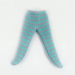 OB11 Doll Socks Cute High Waist Legging Stockings With striped Accessories For 11cm/ 4" OB11 Doll, Gsc, Molly, Dod doll Body