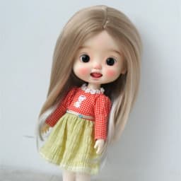 1/6 1/4 1/3 YOSD MSD SD Blythes wigs JD078 Parting Nature Middle Long Straight Synthetic mohair BJD Doll Hair