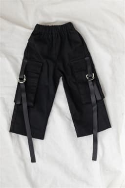 BJD Doll Clothes Black Cargo Pants 70cm 1/4 1/3 In Stock SD17 Boys Handsome Toys Daily Dance Sports Shorts BJD Doll Accessories