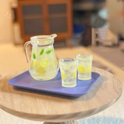 1Pcs 1/12 Dollhouse Miniature Resin Lemon Teapot with Cup Mini Fruit Tea Model Toy ob11 bjd Doll House Accessories Decoration