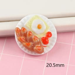 6pcs Dollhouse Kitchen Accessories Mini food toys props model 1:12 doll house accessories mini cake Dim sum tray supermarket toy