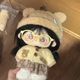 New Butter Bear Rabbit Cute 20cm Cotton Doll Clothes Tops Coat Skirt Hat Dressing Game Doll Accessories DIY Doll Dress Up Toys