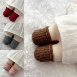 1pair Lovely Princess Plush Doll Casual Socks 15/20cm Cotton Doll Clothes Fashion Doll Cotton Ribbed Socks Clothes