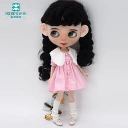 Fashion New Dress for Blyth Doll Azone OB23 OB24 Doll Accessories Girls Gifts