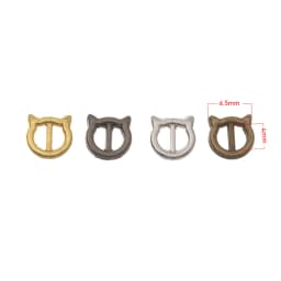20/40Pcs Adjustment Buckle Mini Metal Doll Tri-glide Belt Buckles Clips DIY Handmade Button Doll Clothes Bags Shoes Accessories