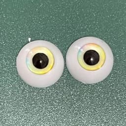 2 Pairs 12mm/14mm Eyeball DIY Toy Eye Plush Animal Eye Accessories Doll Eyeball BJD Eyes