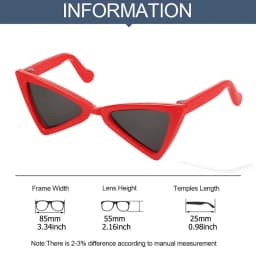 Retro Plastic Doll Glasses Miniature Triangle Sunglasses Rectangle Small Pet Glasses Toys Eyewear Doll Clothes Accessories