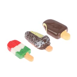 1-5pcs 1:12 Dollhouse Miniature Chocolate Ice Cream Popsicle Mini Ice Pop Food Modle for Pretend Play Kitchen Decor Toys