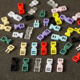 20Pcs Plastic Mini Release Buckles For Miniature Bag Doll Backpack Paracord Bracelet DIY Dog Collar Strap Webbing Outdoor Camp