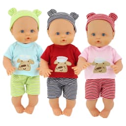 3pcs In 1, New Doll Clothes Suit Wear For 32cm Nenuco Doll, 13inch Doll Clothes And Accessories
