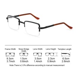 Rectangle Miniature Glasses For 20cm Korea EXO Dolls Accessories Metal Frame Plush Toy Eyeglasses For 16 inch Doll Clothes Decor