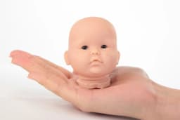 10inch Mini Reborn Doll Kit Mina Mini Triplet Unfinished Unpainted Doll Parts with Body and Eyes Blank Doll Kit DIY Toys