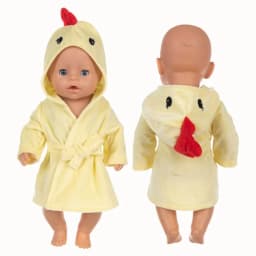 43 Cm Baby Doll Clothes Dress Waist Coat 17 Inch Reborn Dolls Outfit Wear Toys Outfit