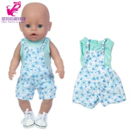 43 Cm Baby Doll Clothes Dress Waist Coat 17 Inch Reborn Dolls Outfit Wear Toys Outfit