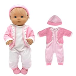 Reborn Baby Dolls Winter Coat Set 40Cm Nenuco Doll Clothing Ropa Y Su Hermanita Accessories