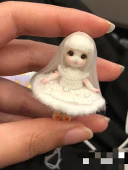 3.5cm 5cm mini BJD doll wig LAIL wig doll accessories customization