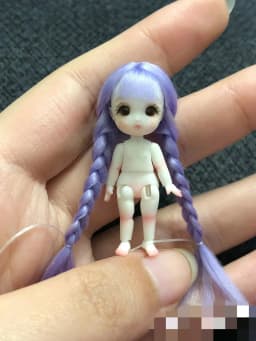 3.5cm 5cm mini BJD doll wig LAIL wig doll accessories customization