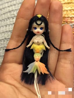 3.5cm 5cm mini BJD doll wig LAIL wig doll accessories customization