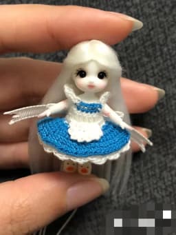 3.5cm 5cm mini BJD doll wig LAIL wig doll accessories customization