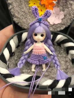 3.5cm 5cm mini BJD doll wig LAIL wig doll accessories customization
