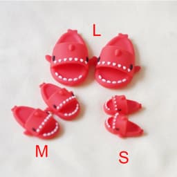 Cute Shark Slippers Doll Shoes Plastic Doll Shoes Suit for Ob11 P9 OB22 Blyth BJD12 1/6BJD YOSD Doll Accessories Gift for Girls
