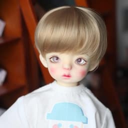 New Arrival 1/3 1/4 1/6 1/8 High Temperature Cute Short Style Wire Bjd Wig SD Hair