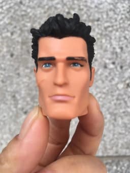 Male Doll Ken Heads Original Doll Toy Figures Good Makeup Face Prince Men Doll Heads DIY Dressing Accessories Girl Gift Toys