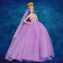 High Quality Lady Dress Wedding Party Bride Wear Gown Pink Top + Lace Veil Clothes for 11.5'' Doll Accessories Kids Toy Gift