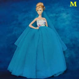 High Quality Lady Dress Wedding Party Bride Wear Gown Pink Top + Lace Veil Clothes for 11.5'' Doll Accessories Kids Toy Gift