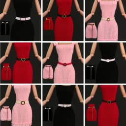 RUHERW 2026 Spring New High Quality Doll Belt Fashion Leather Waistband for 11.5-inch Female Doll 1/6 Doll Accessories