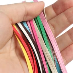 11 colors Length 50cm DIY Width 3/5mm Clothes Accessories Doll Waist Belts Handmade Belt Material Kids Educational Toys