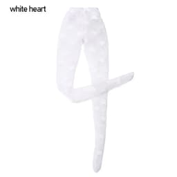 Love Heart Pattern Doll Silk Stockings Toy Dress Up Game Elestic Legging Colorful PanPant Hose Fit 1/6 Scale Dolls Accessories
