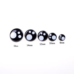 100pcs 8/12/14mm Cartoon Safety Eyes Nose Toy Teddy Bear Stuffed Toys Kawaii Doll Eyes DIY Snap Animal Puppet Doll Accessories