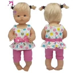 43cm Doll Clothes Coat Nenuco Ropa Y Su Hermanita 17 Inch Baby Dolls Jacket Children Girl Birthday Gifts