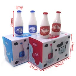 8Pcs Mini Resin Water Bottles 1/12 Dollhouse Miniatures Drinks Bottle Doll Kitchen Living Room Accessories