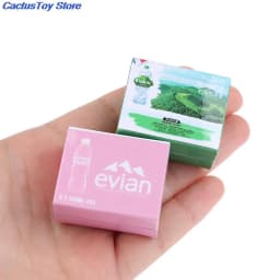 8Pcs Mini Resin Water Bottles 1/12 Dollhouse Miniatures Drinks Bottle Doll Kitchen Living Room Accessories