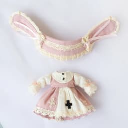 New Ob11 Doll Suki Ins Clothes Skirt Doll Princess Dress Suit Doll Maid Dress For Ymy, Penny, Obitsu11, Molly,1/12 Bjd Doll