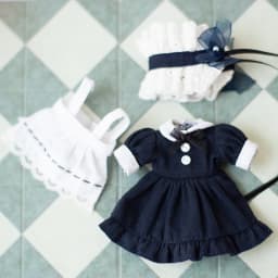 New Ob11 Doll Suki Ins Clothes Skirt Doll Princess Dress Suit Doll Maid Dress For Ymy, Penny, Obitsu11, Molly,1/12 Bjd Doll