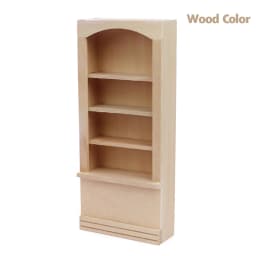 1Pcs Dollhouse Miniature furniture Bookcase Display Shelf Modern Style Wood Bookcase Doll House Toys