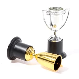 Mini Trophy Gold And Silver Football Cup Trophy Sports Event Birthday Party Children's Party Stuffed Gift