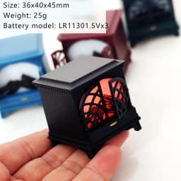 Dollhouse Miniature Fireplace Glowing Stove Simulation Furniture Model Ornaments DIY Dolls House Decor Accessories Kids Toys 1Pc