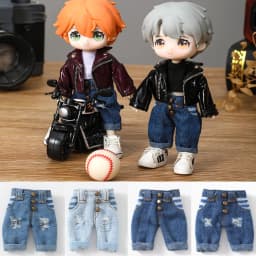 HOUZIWA OB11 Doll Clothes Trouser 1/12 BJD Doll Pant Jean
