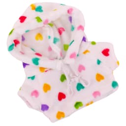 30Cm Lalafanfan White Duck Plush Animal Clothes White Series Kawaii Cute Hoodie Sweater Bag Glasses Headdress Children Gifts