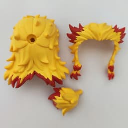 GSC Clay man replaces face hair doll accessories
